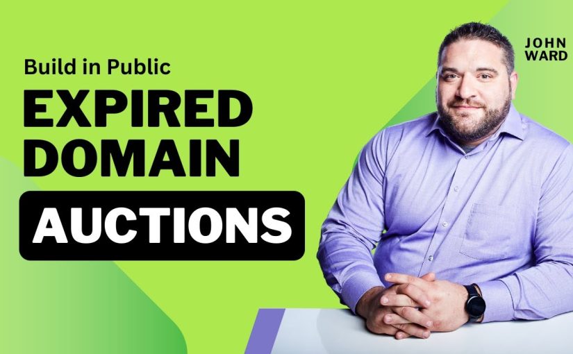 Build-in-Public – Episode 16 – Expired Domain Auctions