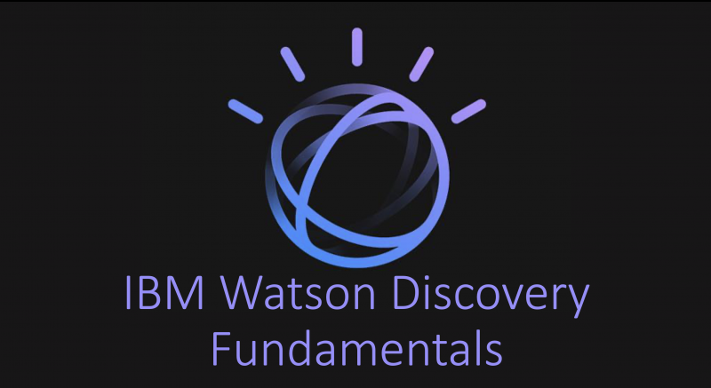 ibm watson discovery fundamentals