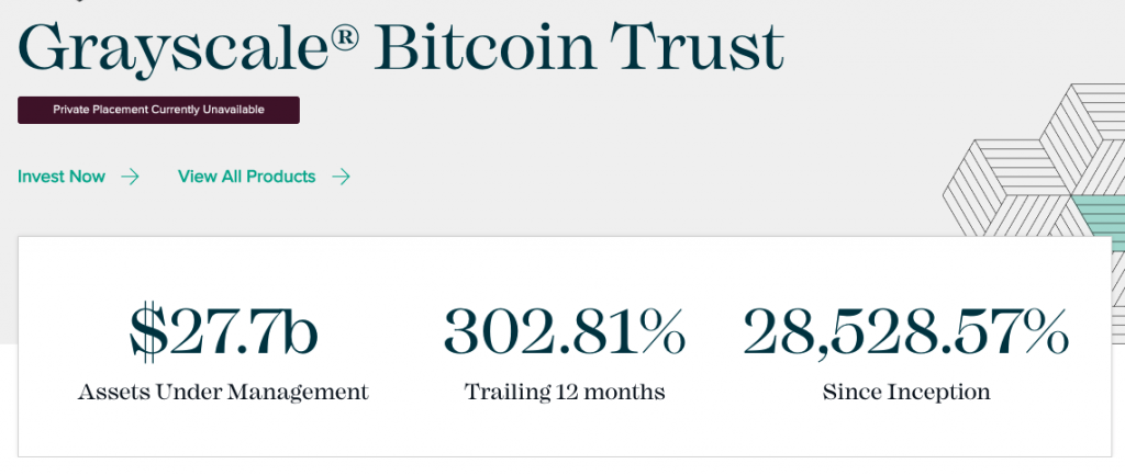 Grayscale Bitcoin Trust