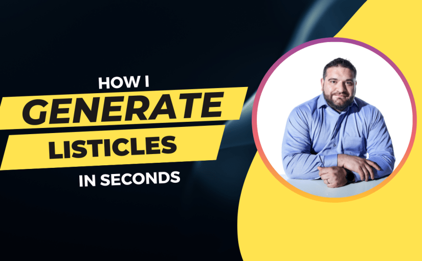 How I generate listicles for social media in less than a minute