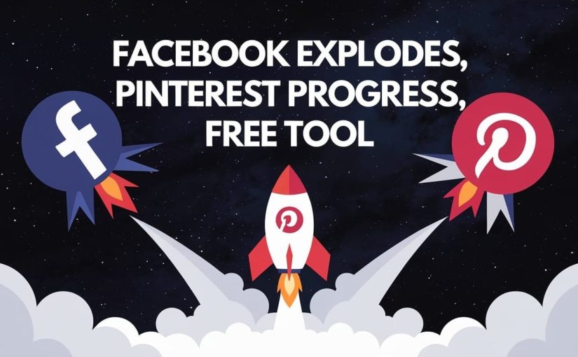 I’m Back! Facebook Growth, Pinterest Progress & Free Tools