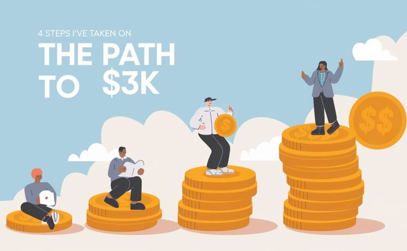 4 steps I’ve taken on the path to $3k/month