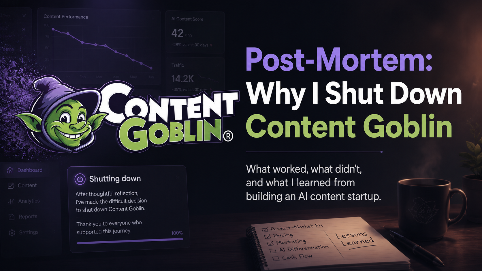 I'm shutting down my AI SaaS – Post Mortem